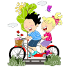 Bicycle couple gift shirt