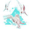 Spinosaurus dinosaure chasseurs urnes désert