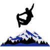 Snowboarder, snowboarding