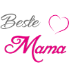 Best Mom Heart Pink