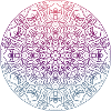 Mandala farbig