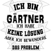 Gärtner Garten Spruch Geschenkidee