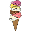 Eiscreme Eiswaffel Eis Eiskugel