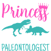 Dinosaur Dino Princess Paleontologist