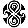 Black celtic symbol