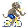 CYCLING ELEPHANT / ELEFANTE / ELEFANT