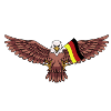 Eagle with Germany Flag Fantasy Countries Football