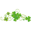 Trèfle chanceux trèfle Saint Patrick St-Sylvestre