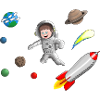 Space - Garçon astronaute