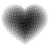 Black Dots Heart