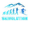 Evolution skieur neige hiver