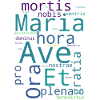 Ave Maria Wortwolke