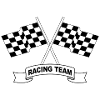 racing team flags
