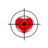 Love heart with target