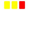 Yellow card Red card