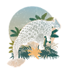 Dinosaurs of primeval Ankylosaurus