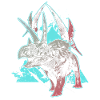 Coahuilaceratops dinosaure herbivore