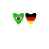 Brazil-German Flag Germany Gift