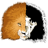 Lion avec fondu de crâne