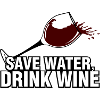 Save water drink wine