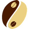 Coffee Bean Yin Yang