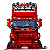 0777 RED TRUCK SWEDEN