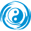 Yin Yang Swirl Design
