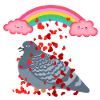 Happy Valentine Pigeon Friend