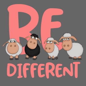 Be different pinke Schafe - Einzigartige Schafe