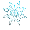 Mandala 28119 blue