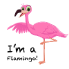 Flamingo Pose in Pink
