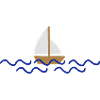 ship with waves