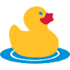 Canard en plastique