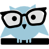 owl with glasses