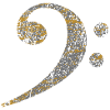 Clé basse, Bass Clef distressed