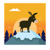 Donkeys on top