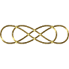 Double lemniscate - Gold