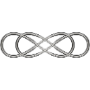 Double lemniscate - Argent