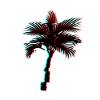 Palm Glitch Effect