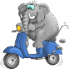Scooter Cartoon Comic
