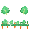 Vegan garden vegetable saying