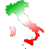 Italy Map Italian Flag