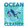 Ocean Cleaner environmental protection divers