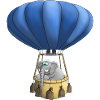Balloon Cartoon - Montgolfière