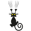 Cat with claws