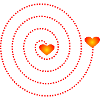 Spirale coeurs - Herzmenschen