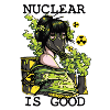 Fille radioactive nucléaire