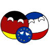 Countryball Germany France EU - Brexit