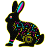 Neon bunny