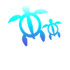 Blue Water Turtle